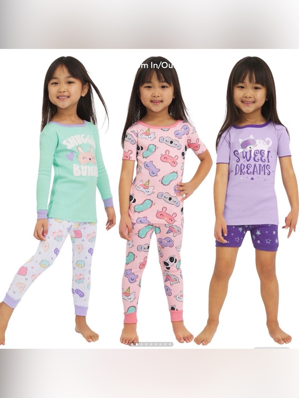 Koala Kids Girl’s 6-Piece Pj Set